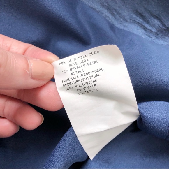 Armani Collezioni Metallic Silk Jacket - Picture 6 of 8